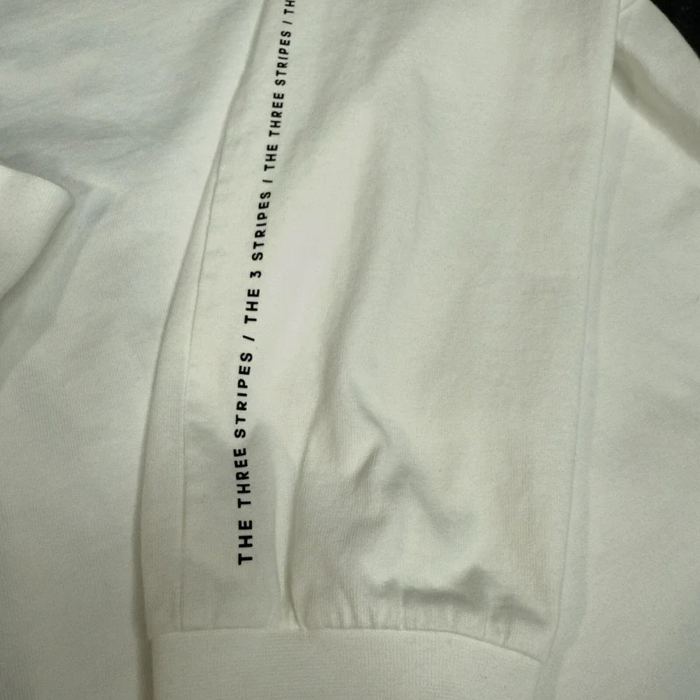 Adidas Men Long Sleeve Shirt 3-Stripe Classics Ribbed Crewneck‎ Hype Streetwear